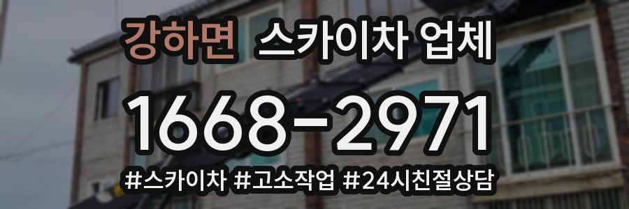 강하면 스카이차 업체