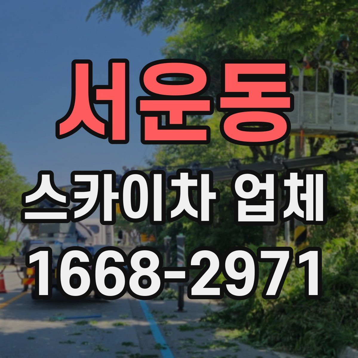 서운동 스카이차 업체