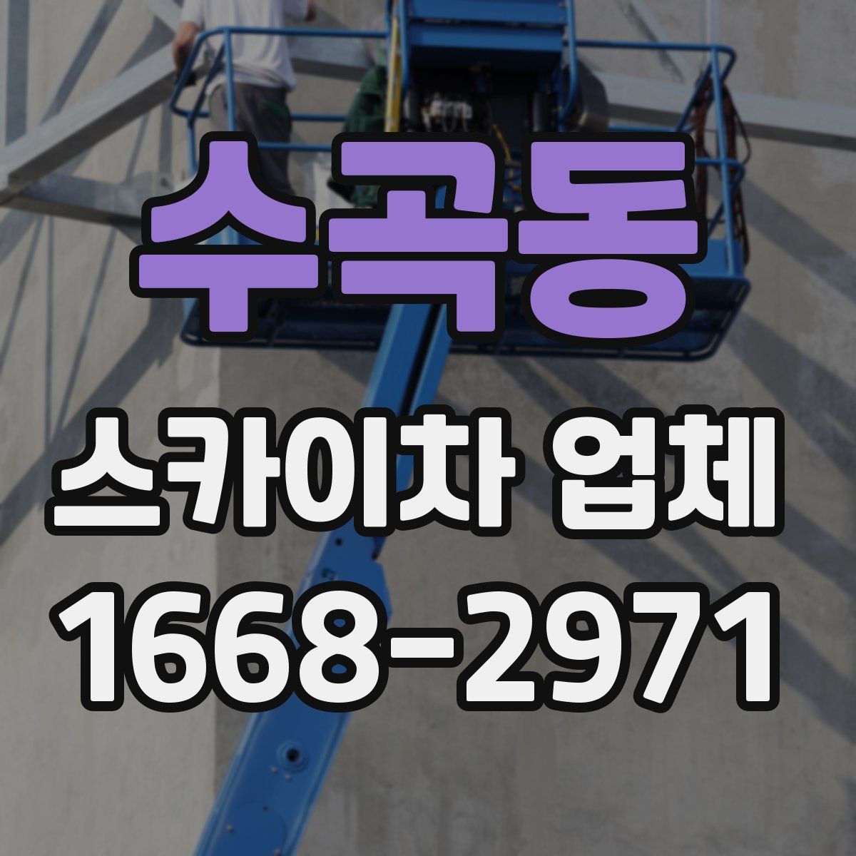 수곡동 스카이차 업체