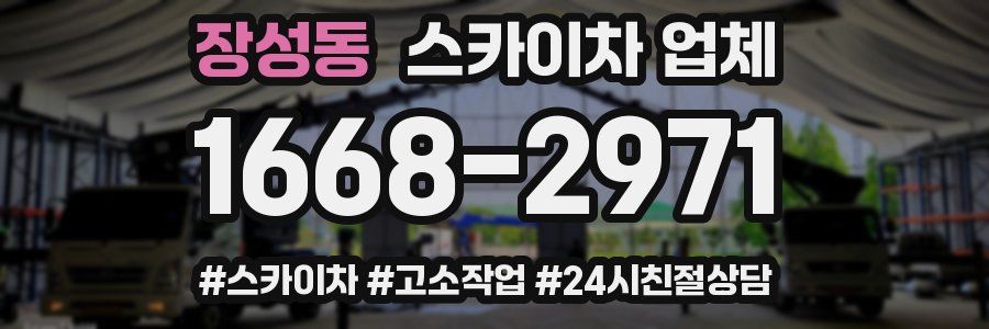 장성동 스카이차 업체