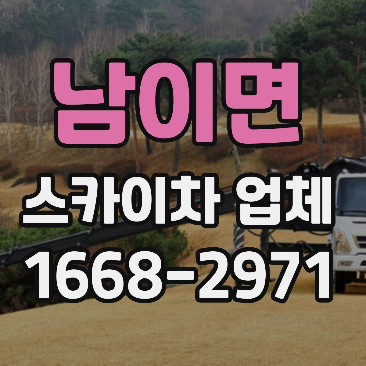 남이면 스카이차 업체