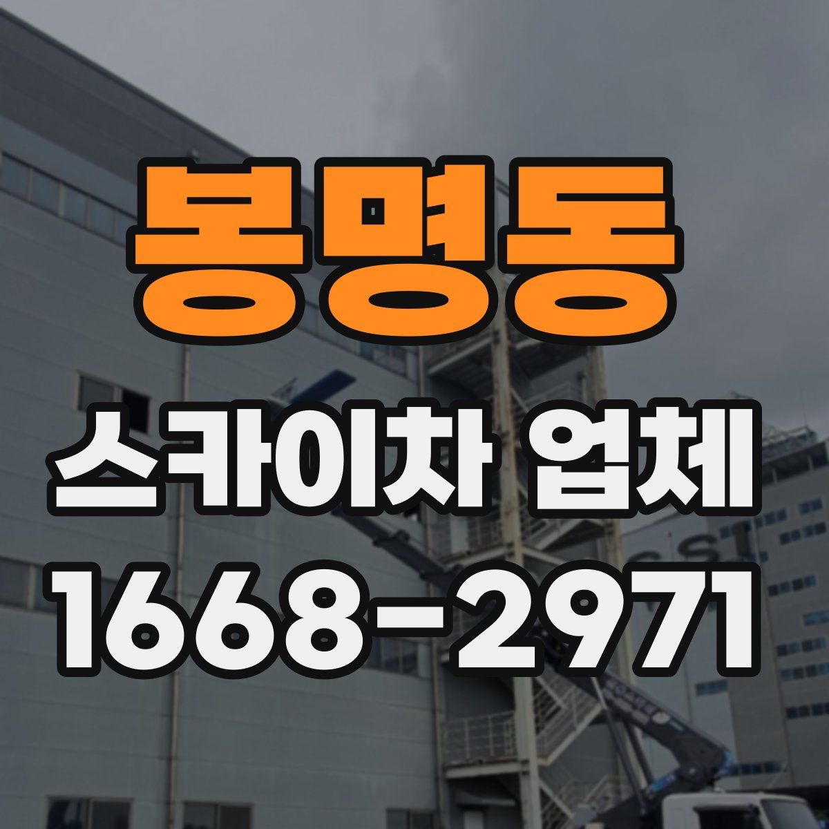 봉명동 스카이차 업체