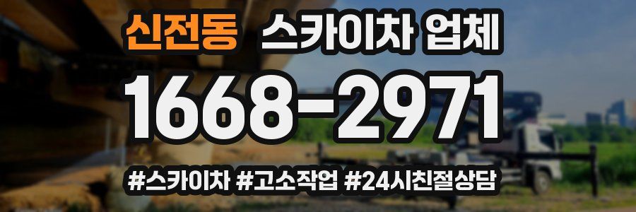 신전동 스카이차 업체
