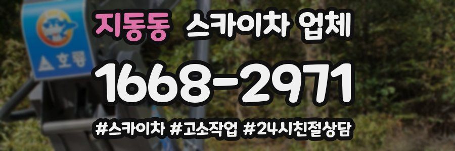 지동동 스카이차 업체