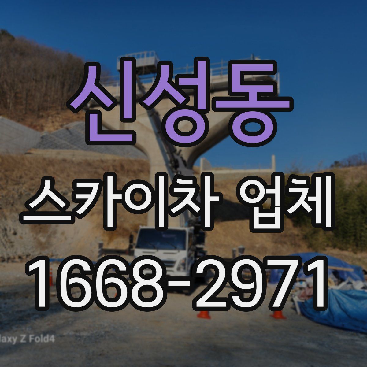 신성동 스카이차 업체