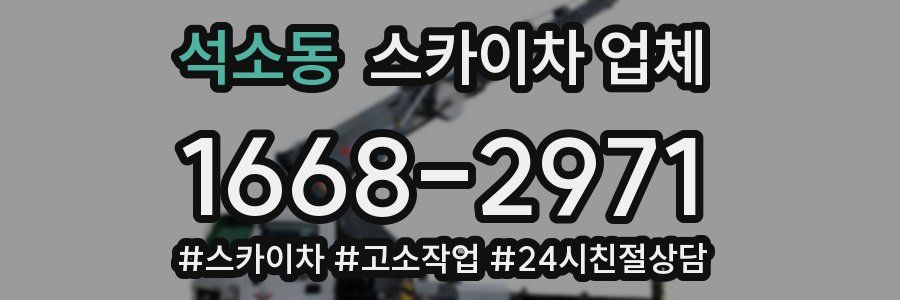 석소동 스카이차 업체