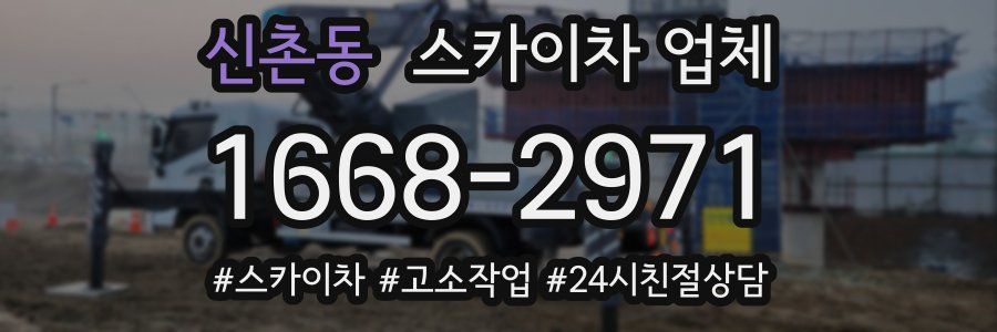 신촌동 스카이차 업체