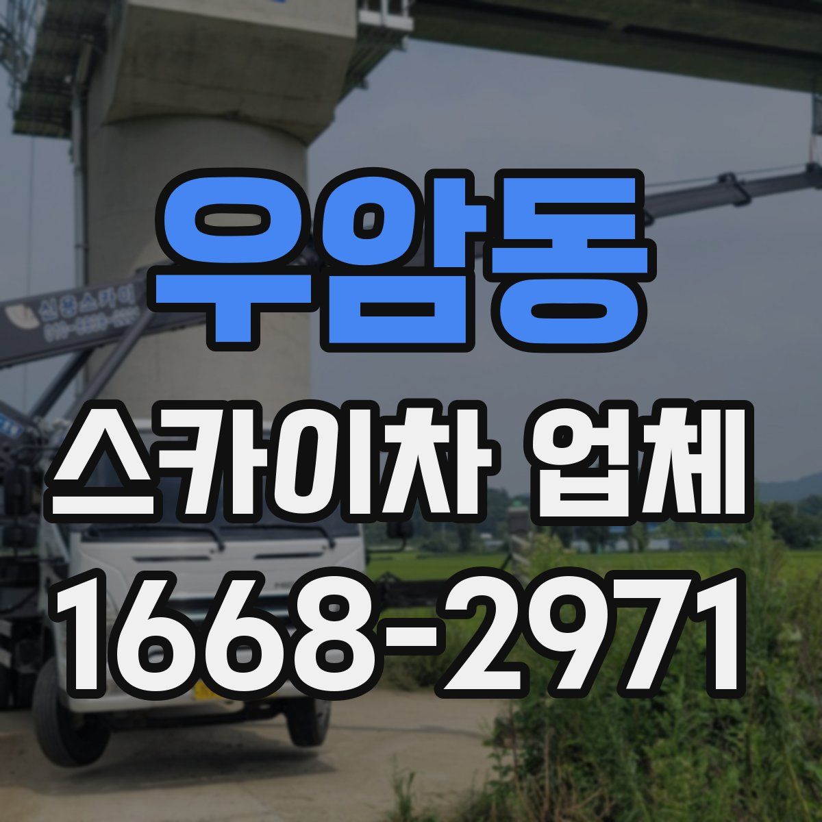 우암동 스카이차 업체