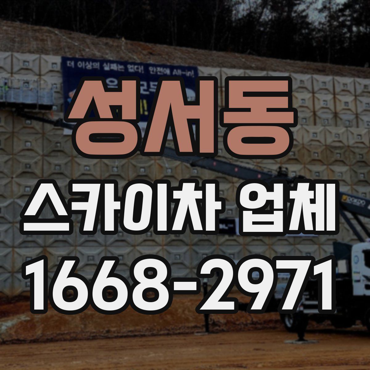 성서동 스카이차 업체