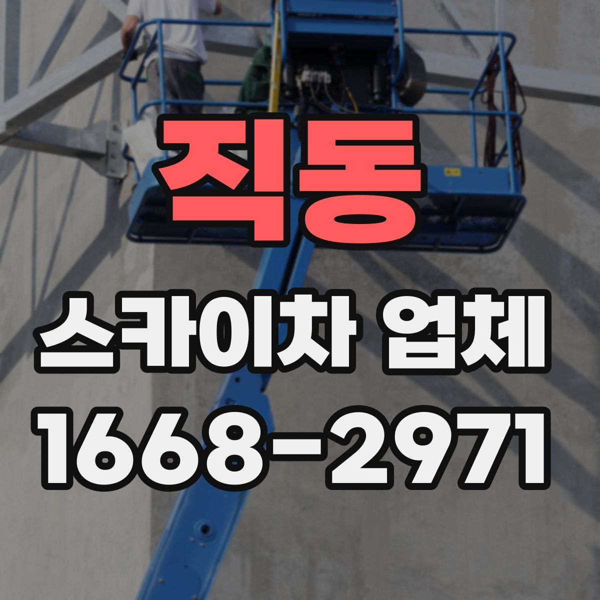 직동 스카이차 업체