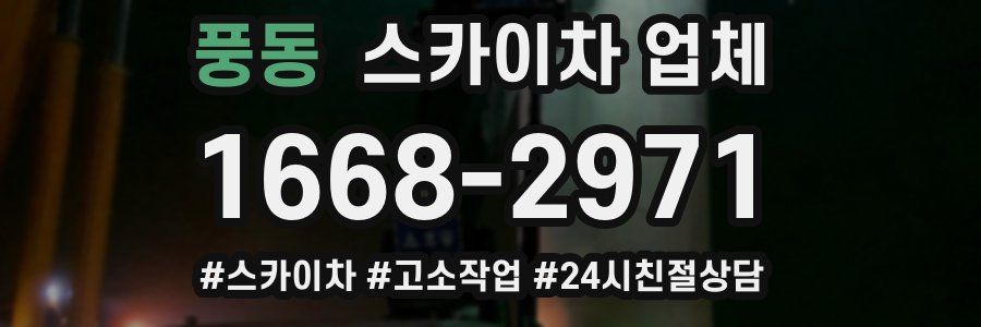 풍동 스카이차 업체