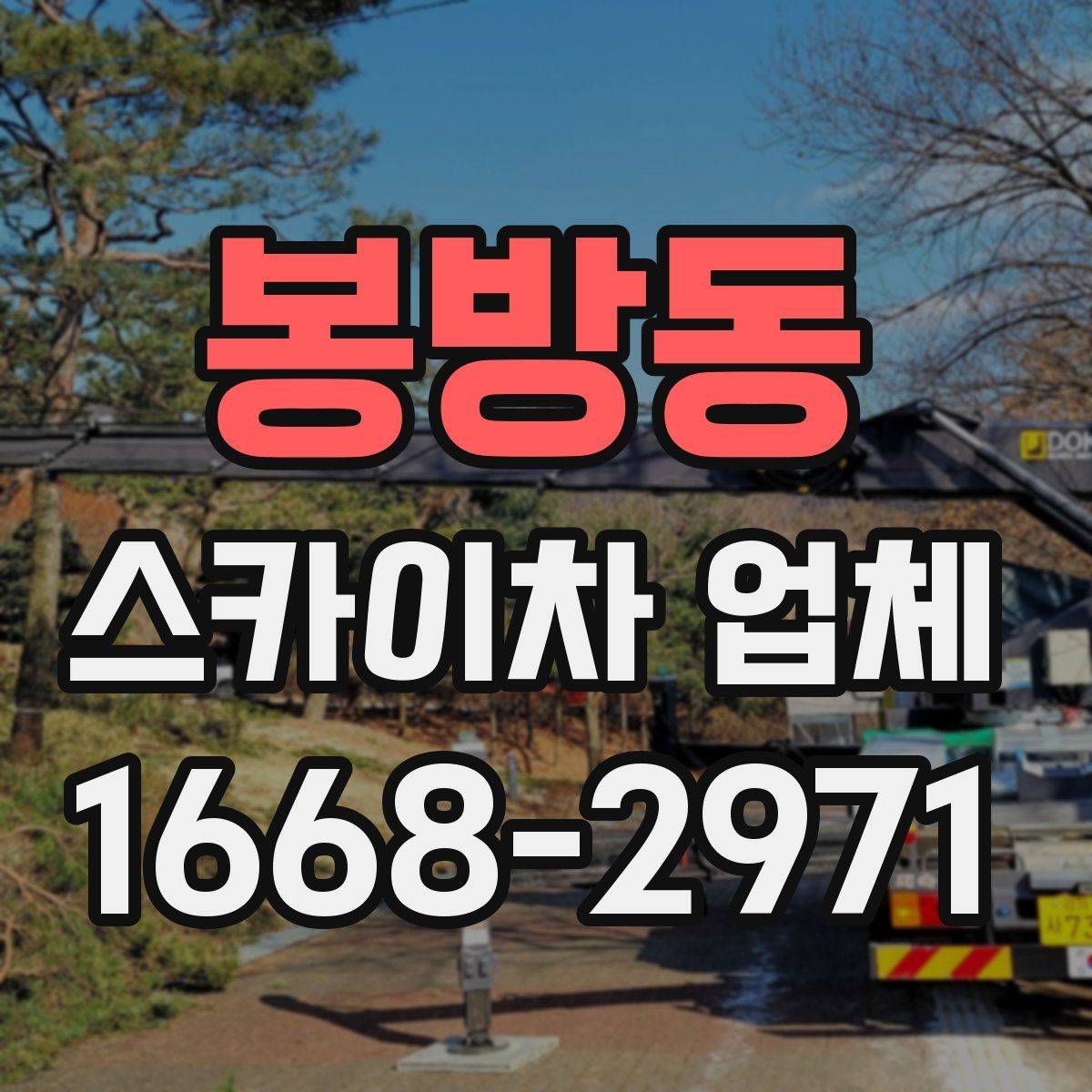 봉방동 스카이차 업체