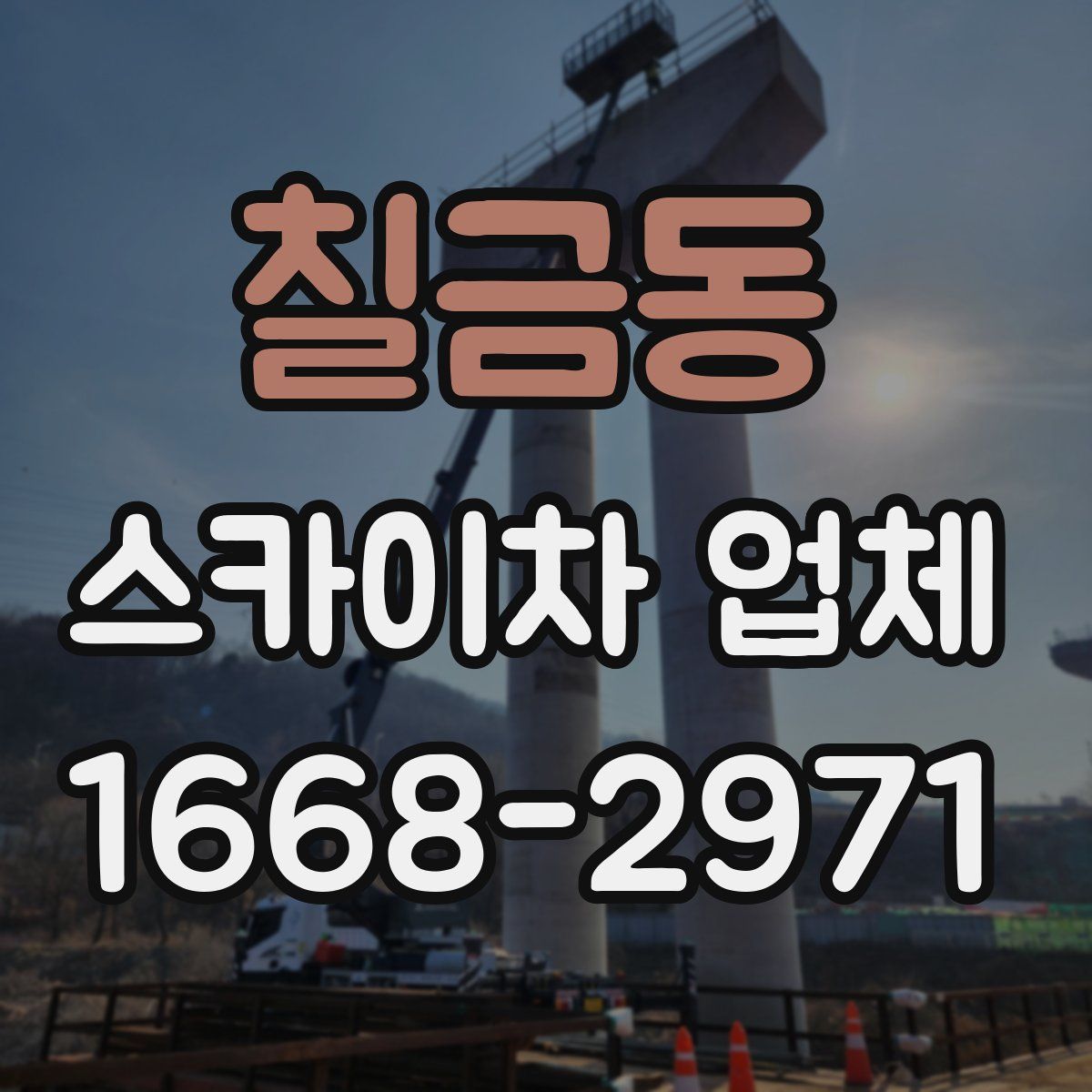 칠금동 스카이차 업체