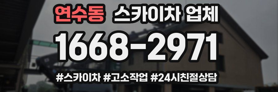 연수동 스카이차 업체