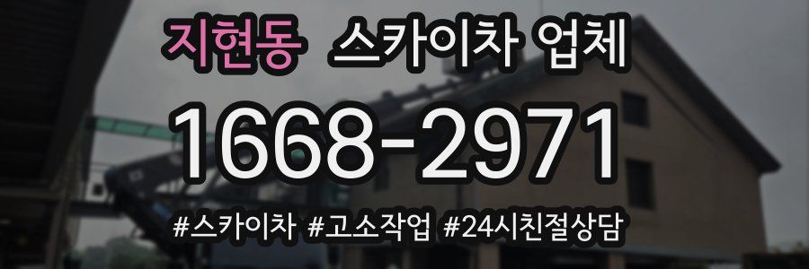 지현동 스카이차 업체