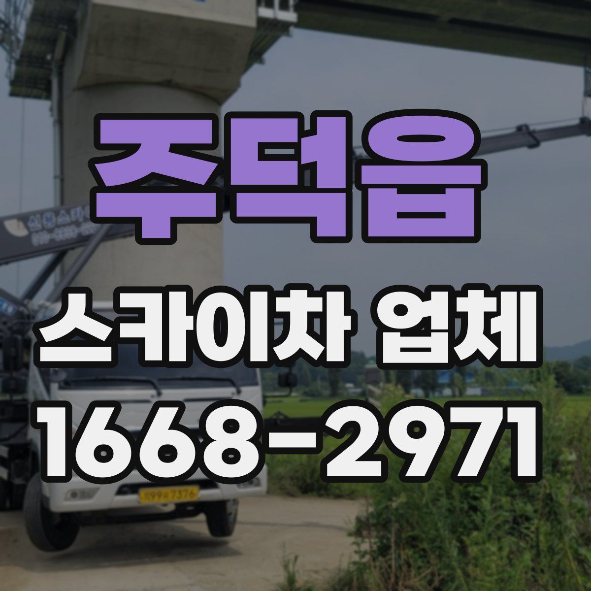 주덕읍 스카이차 업체