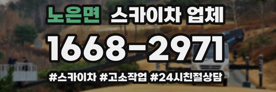 노은면 스카이차 업체