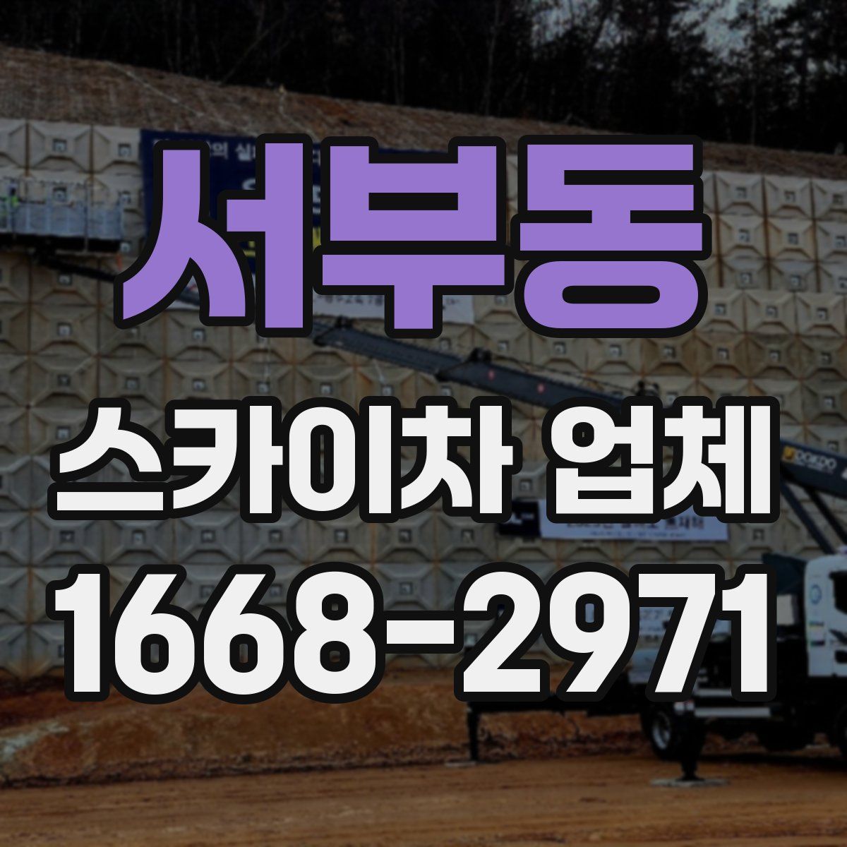 서부동 스카이차 업체