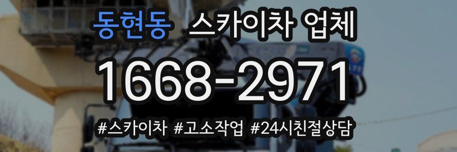 동현동 스카이차 업체