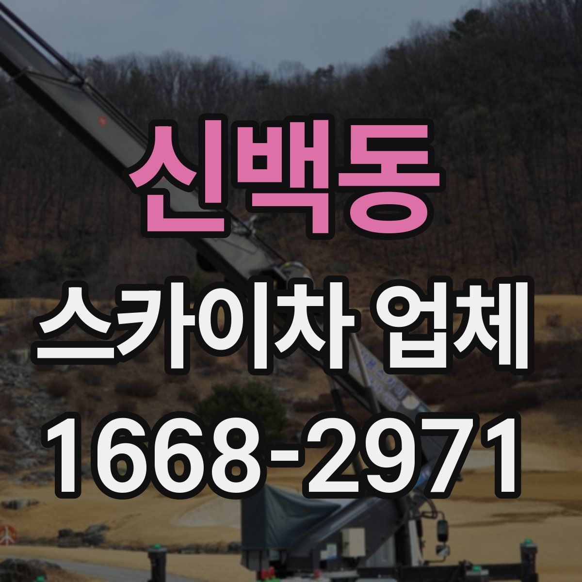 신백동 스카이차 업체