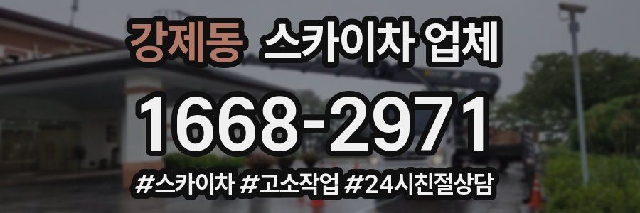 강제동 스카이차 업체