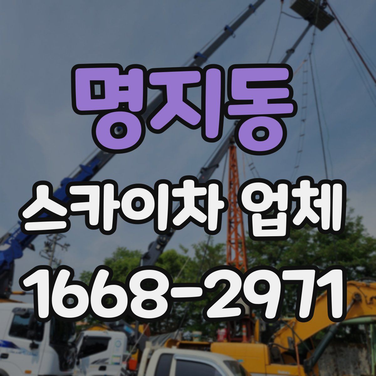 명지동 스카이차 업체