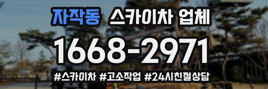 자작동 스카이차 업체
