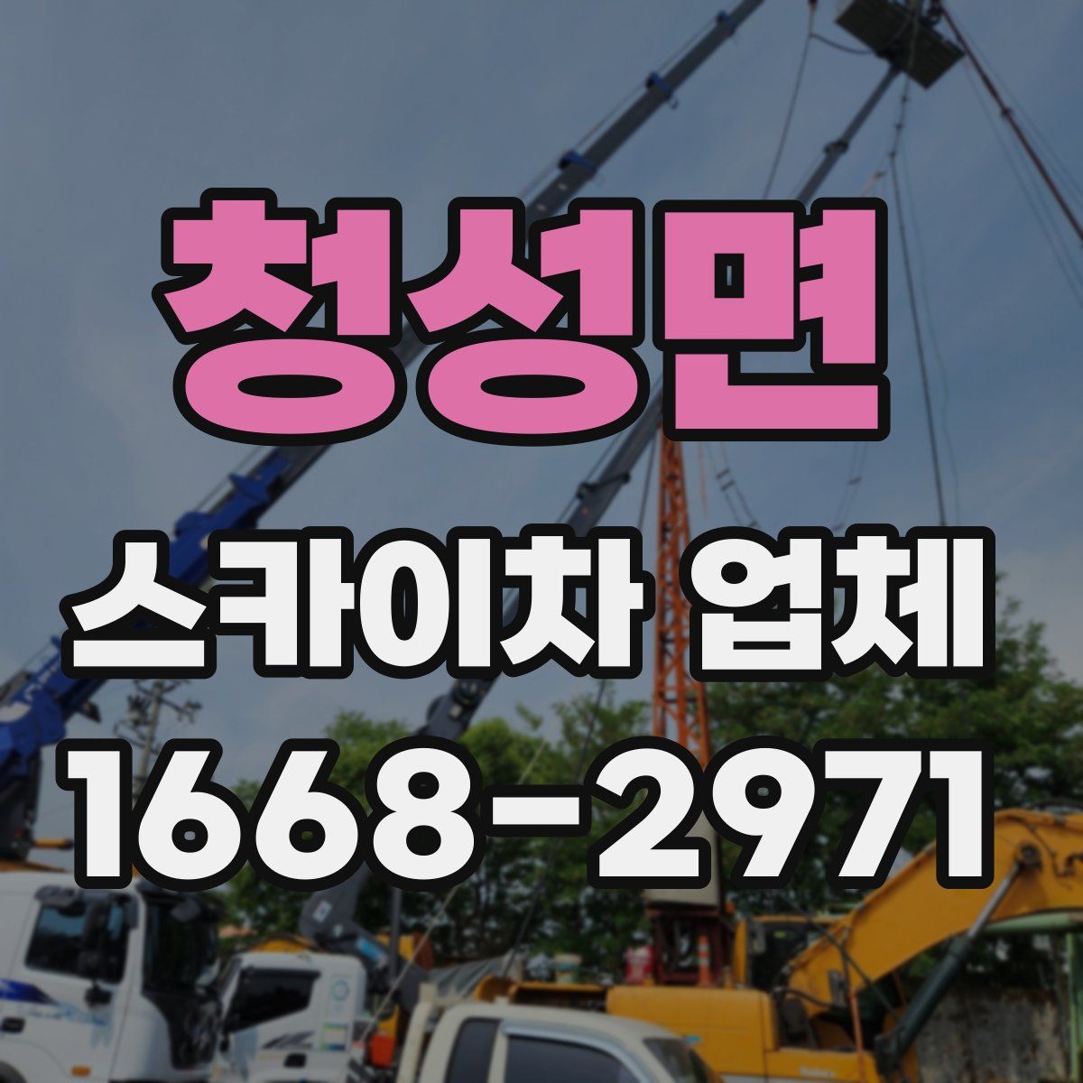 청성면 스카이차 업체