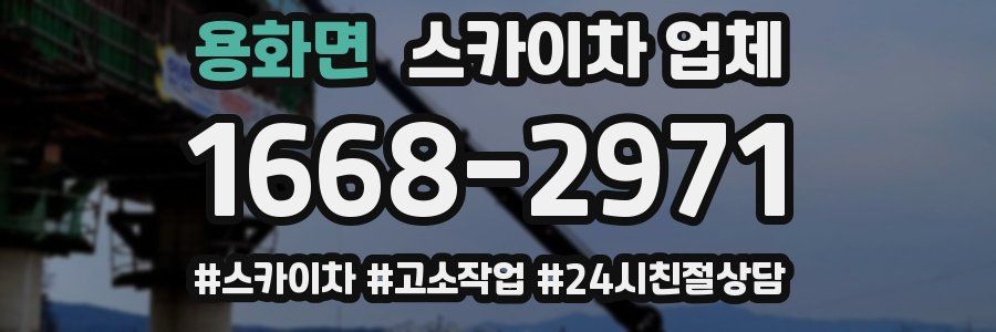용화면 스카이차 업체