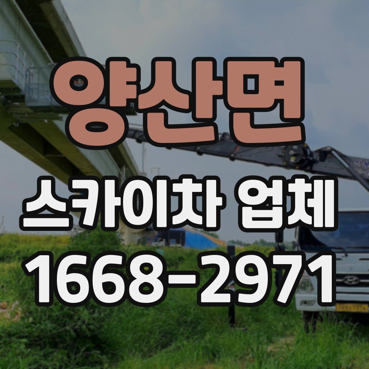 양산면 스카이차 업체