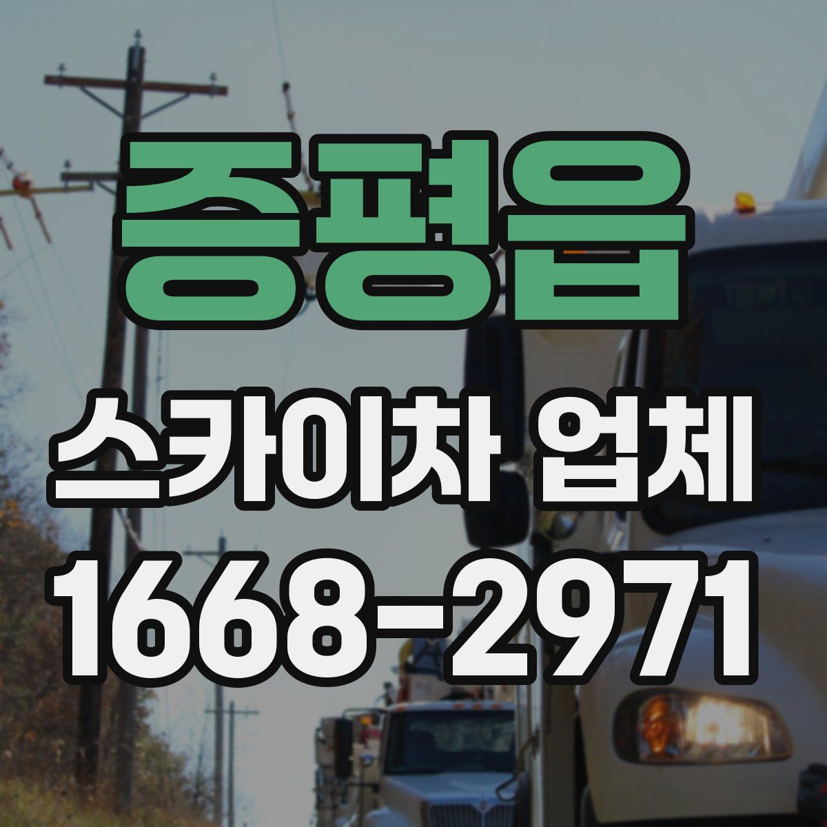 증평읍 스카이차 업체
