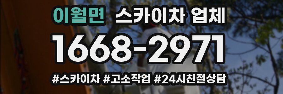 이월면 스카이차 업체