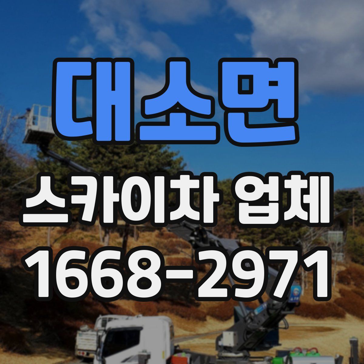 대소면 스카이차 업체