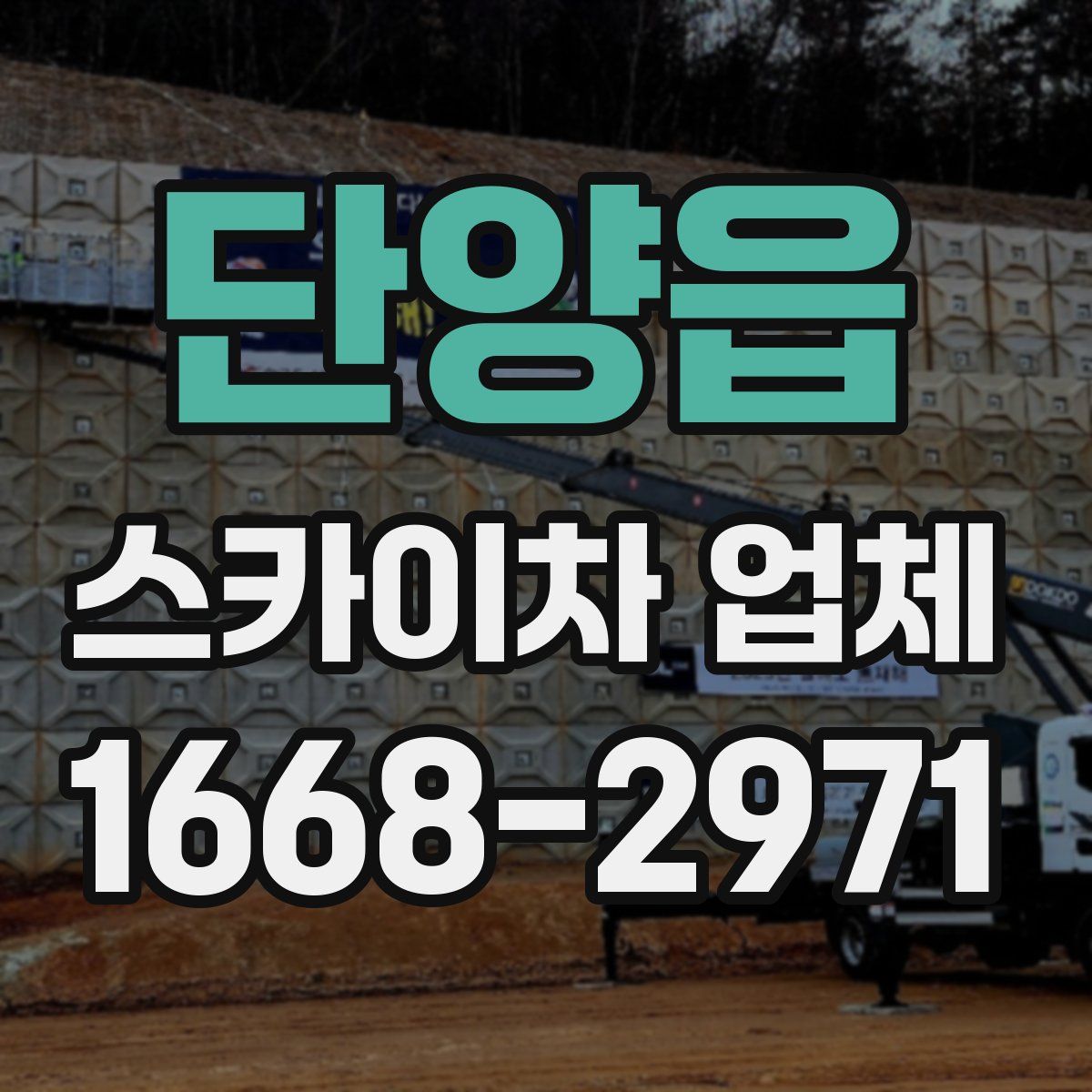 단양읍 스카이차 업체