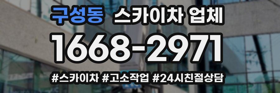 구성동 스카이차 업체