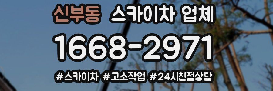 신부동 스카이차 업체