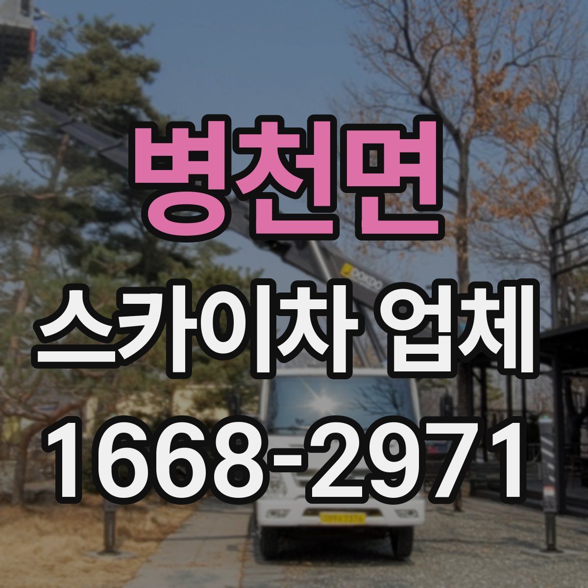 병천면 스카이차 업체