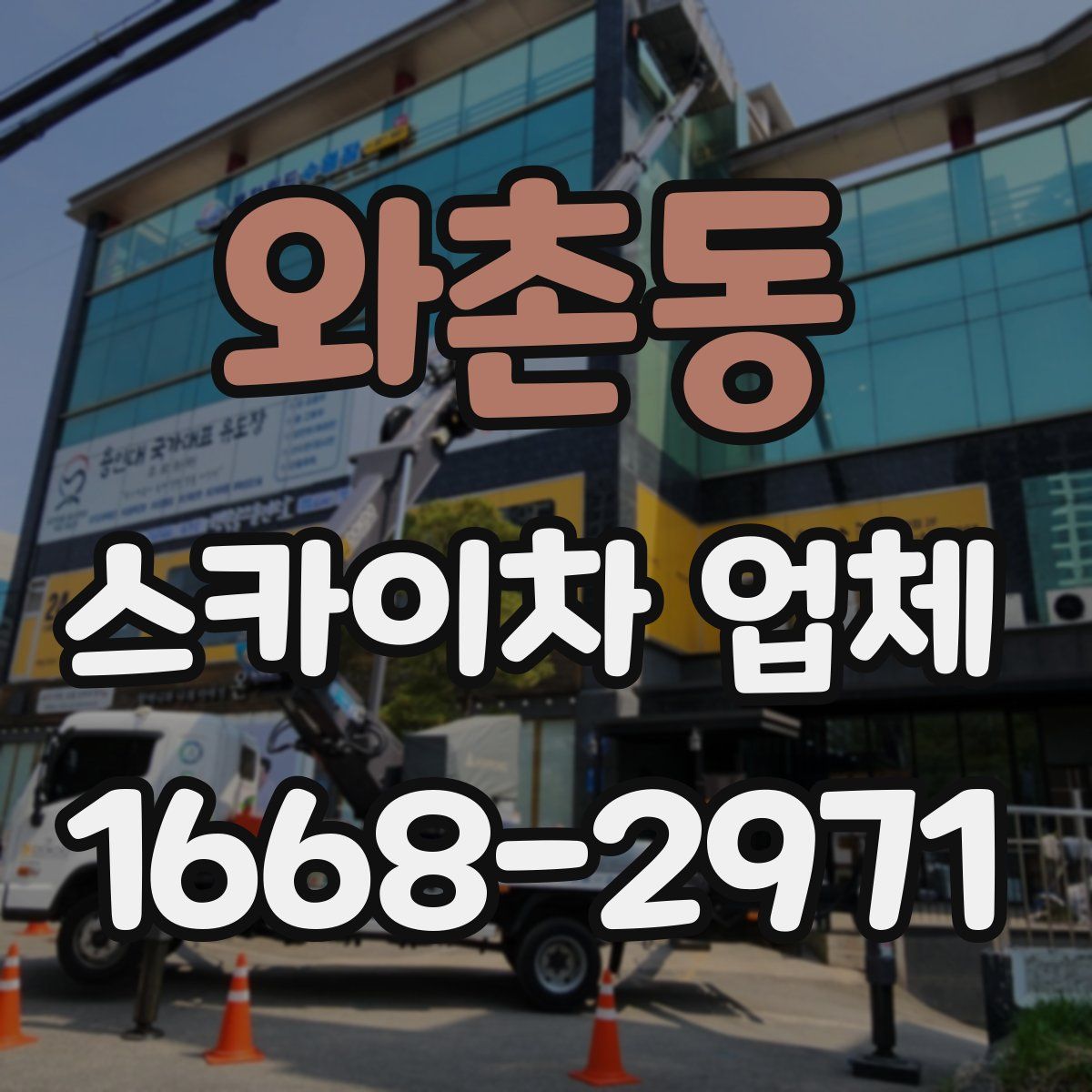 와촌동 스카이차 업체