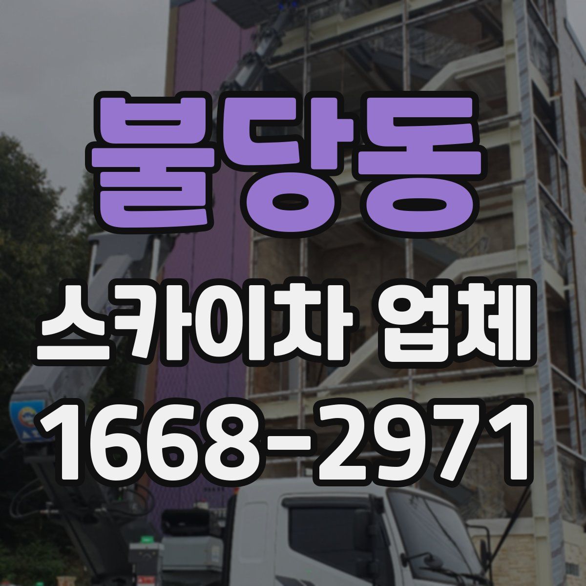 불당동 스카이차 업체