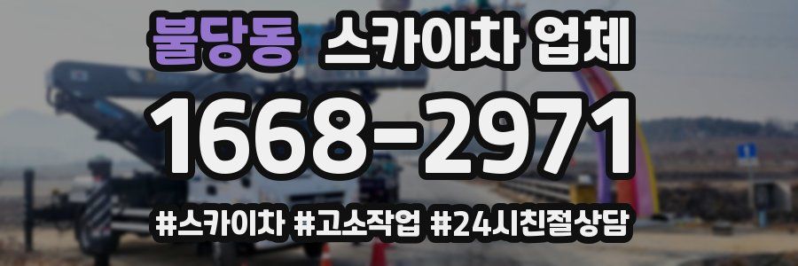 불당동 스카이차 업체