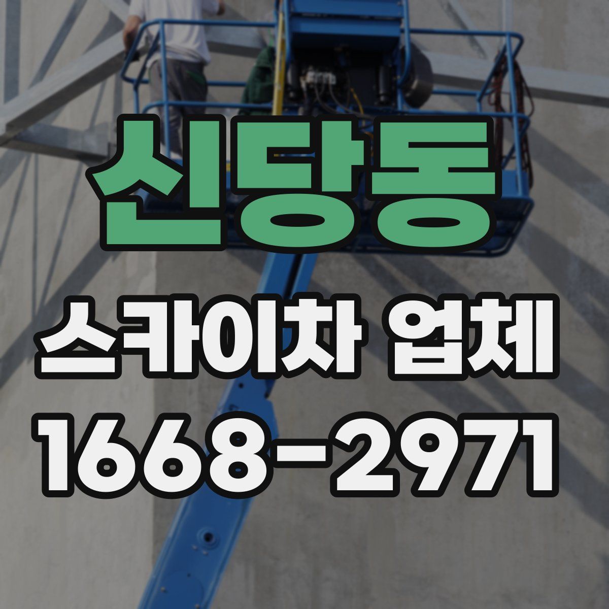 신당동 스카이차 업체