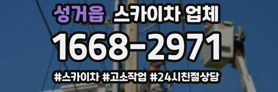 성거읍 스카이차 업체