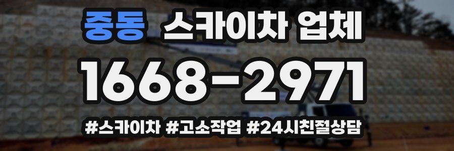 중동 스카이차 업체