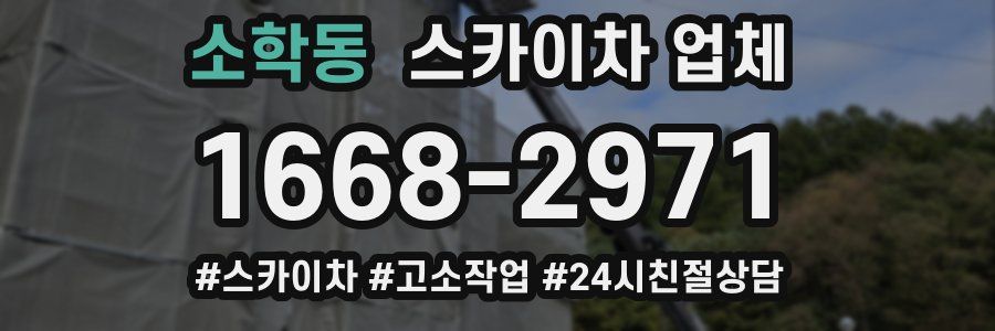 소학동 스카이차 업체