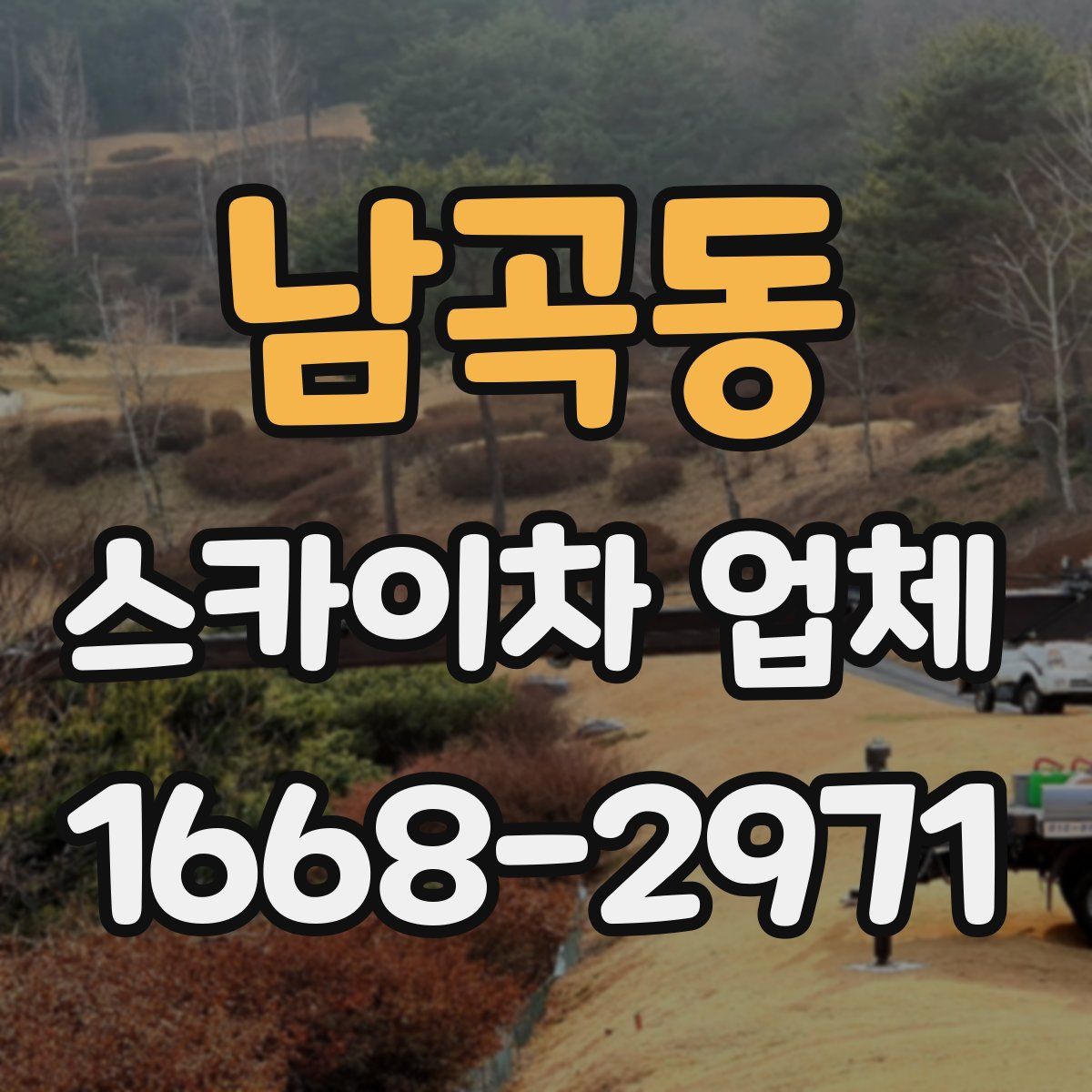 남곡동 스카이차 업체