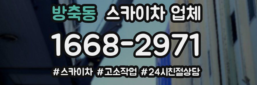 방축동 스카이차 업체