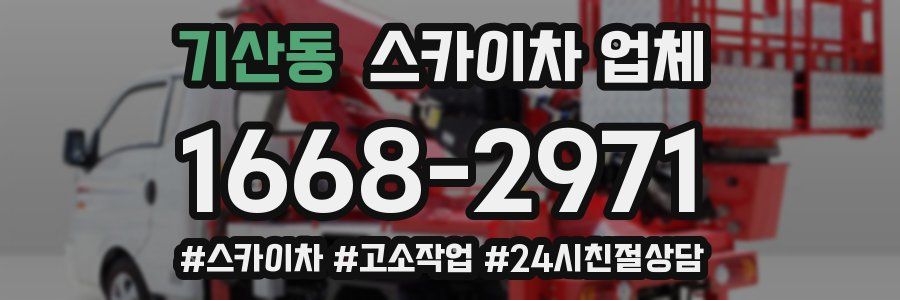 기산동 스카이차 업체