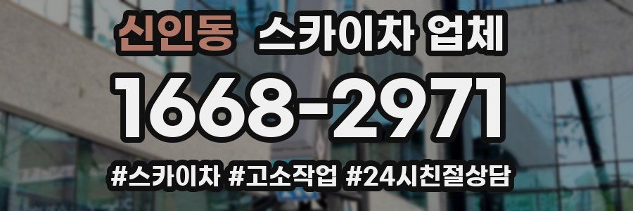 신인동 스카이차 업체