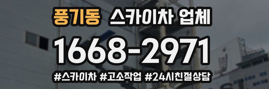 풍기동 스카이차 업체