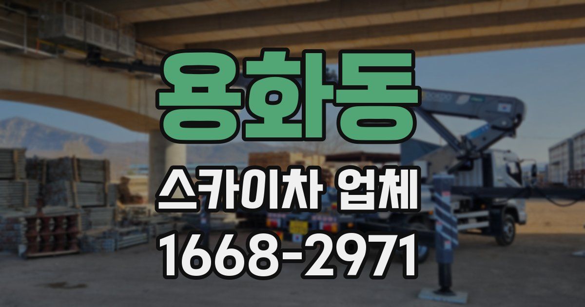 용화동 스카이차 업체